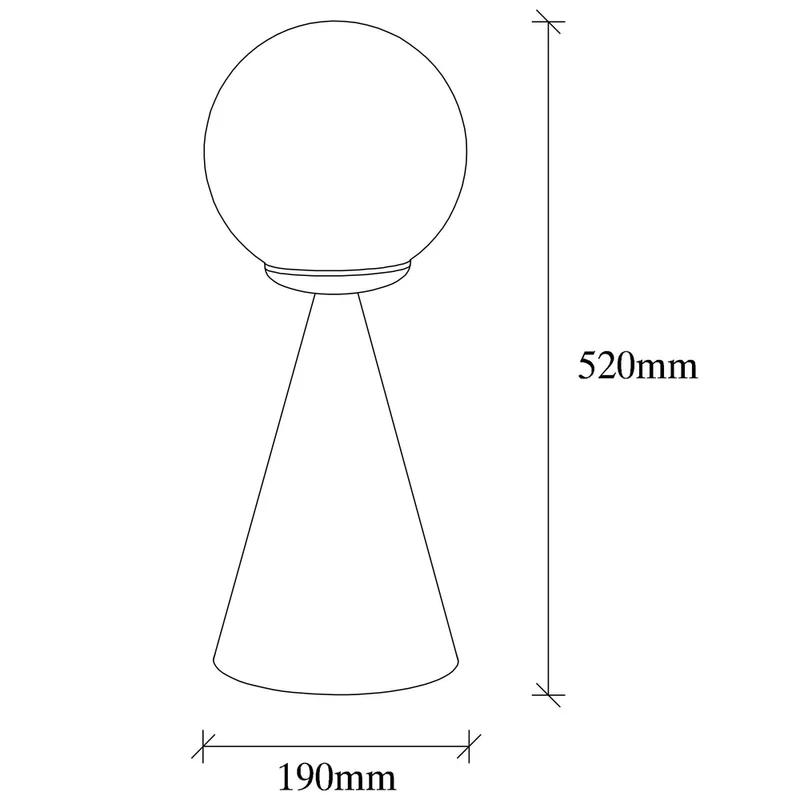 Lampe Design Grise