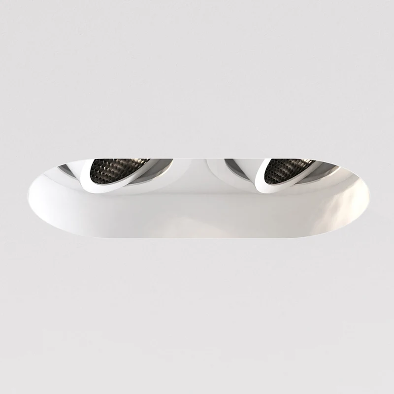 Astro Trimless Round Twin Adjustable Recessed Spotlight