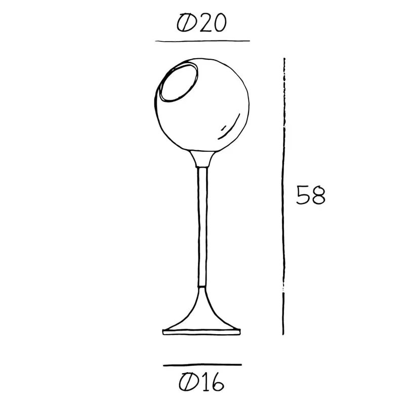 Lampe Abat Jour Bleu