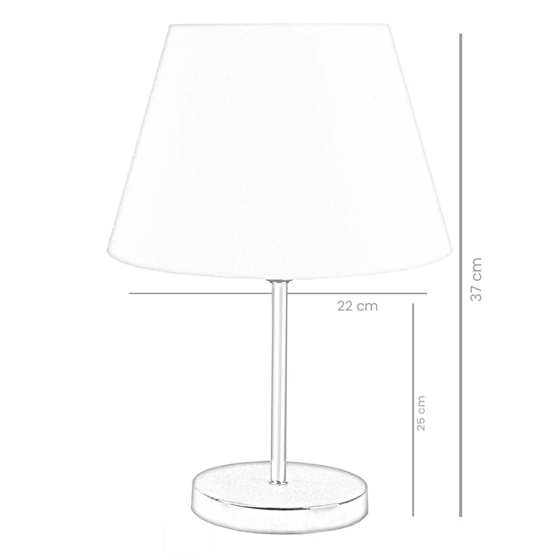 Lampe Abat Jour Gris
