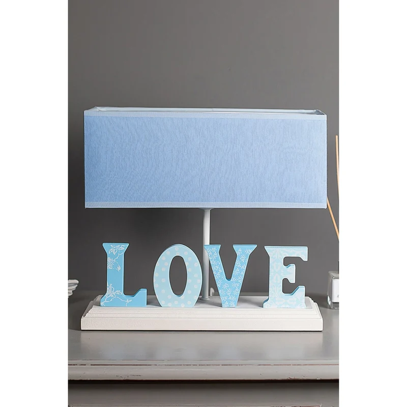 Lampe De Table Bleu