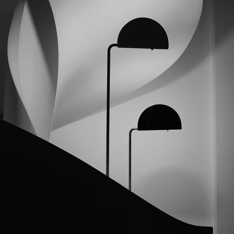 DCWéditions Mezzaluna Floor Lamp