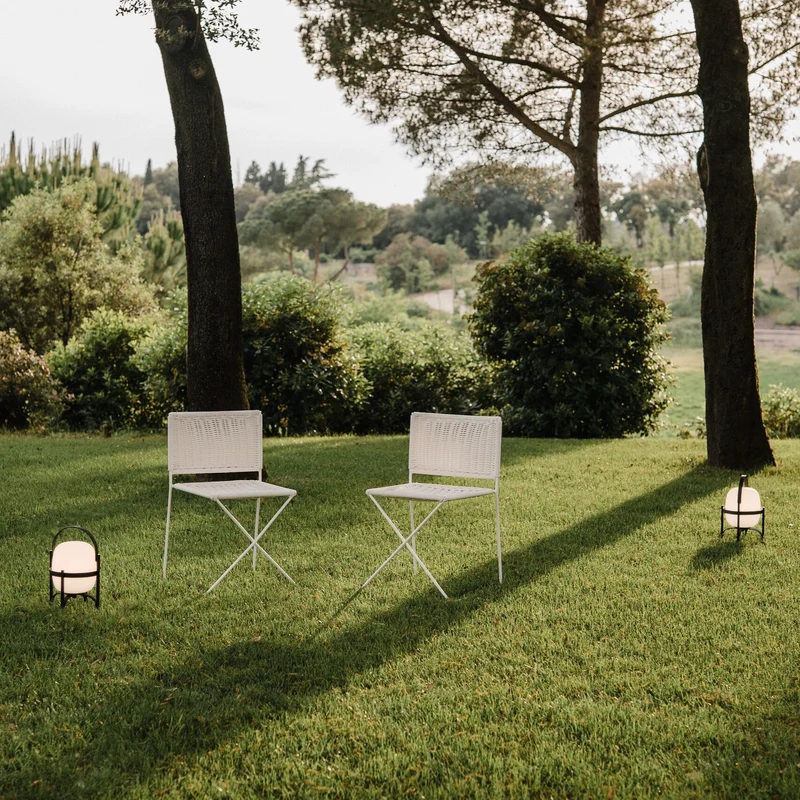 Santa & Cole Cestita Alubat Outdoor Portable Lamp