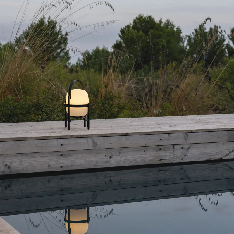 Santa & Cole Cestita Alubat Outdoor Portable Lamp