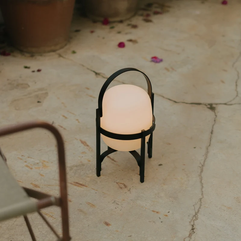 Santa & Cole Cestita Alubat Outdoor Portable Lamp