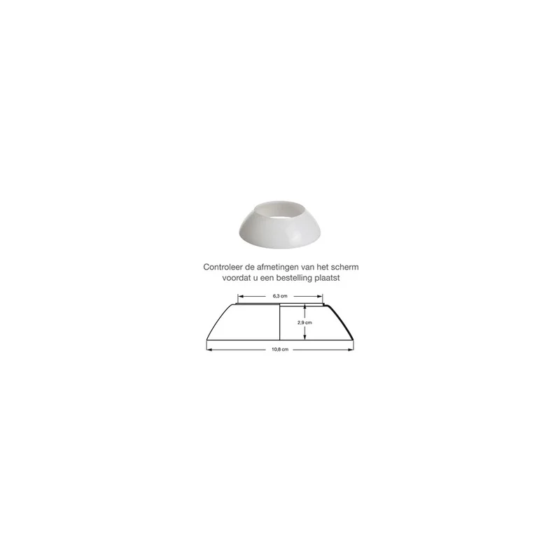 Louis Poulsen PH 2/1 middle shade glass - Spare Part