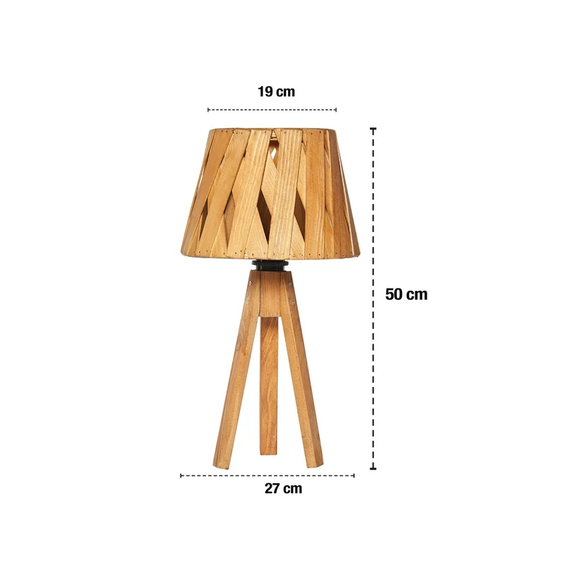Lampe Trepied Bois