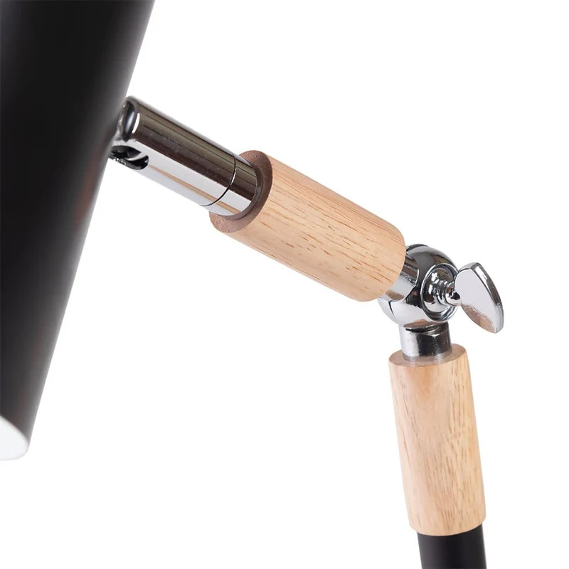 Lampe Bois Et Noir