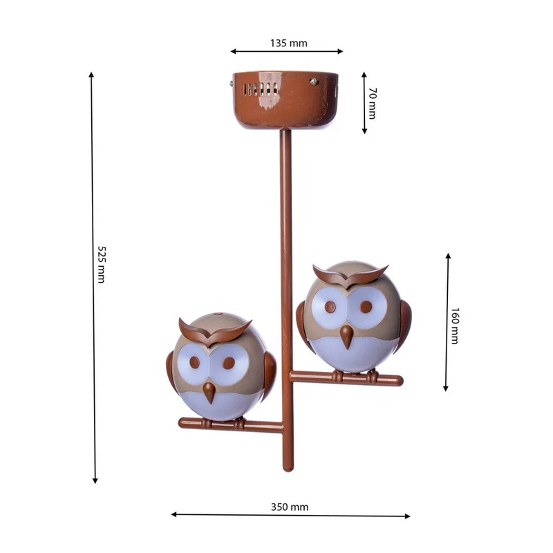 Suspension Luminaire Hibou