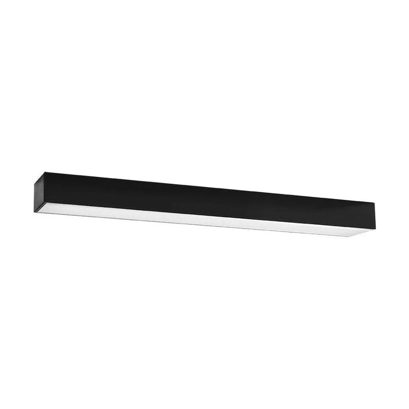Plafonnier Tube Noir
