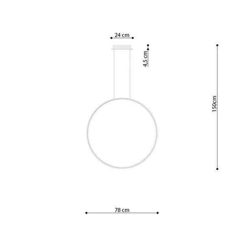 Suspension Luminaire Cercle Led