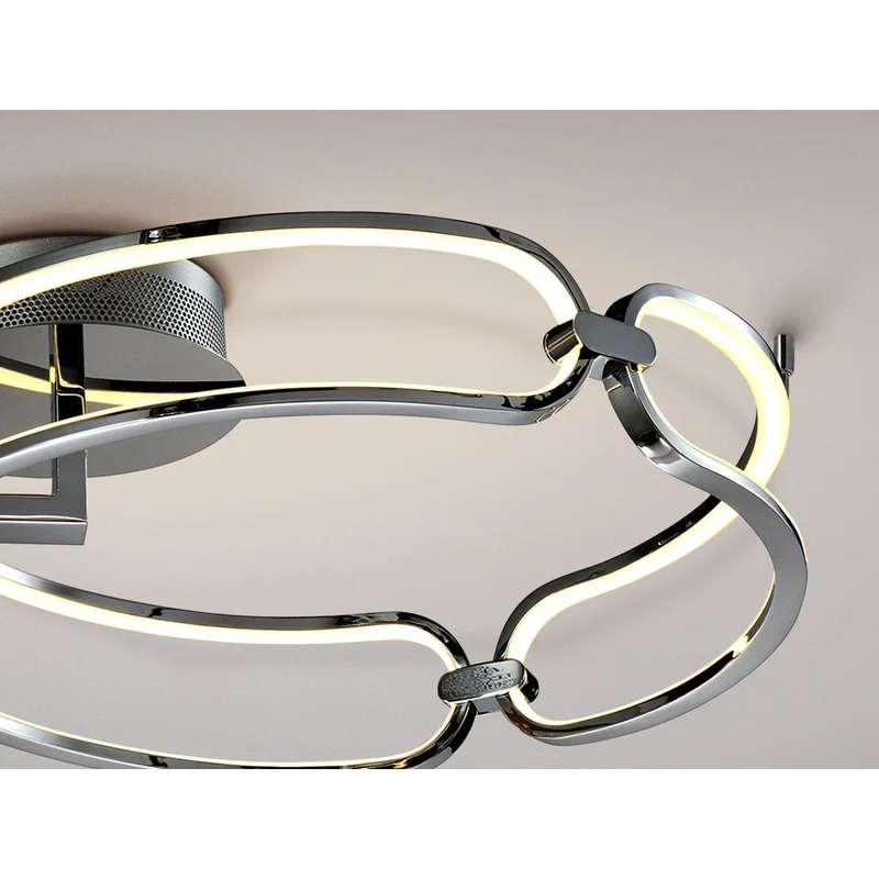 Plafonnier Led Alu Brossé