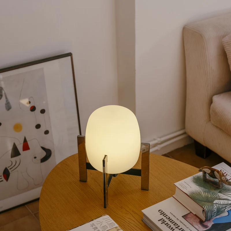Santa & Cole Cestita Metálica Table Lamp
