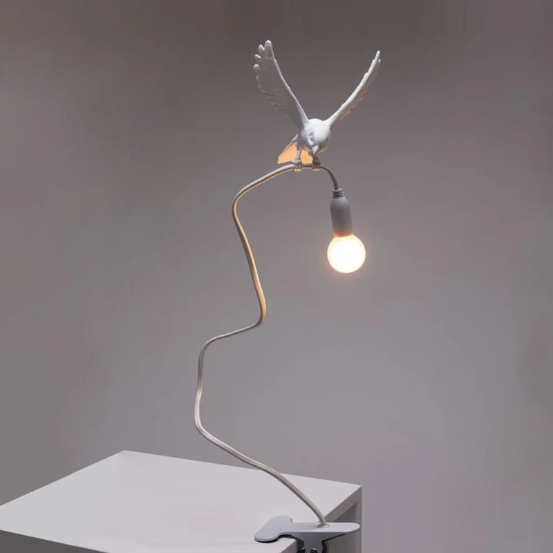 Seletti Sparrow Lamp with Clamp