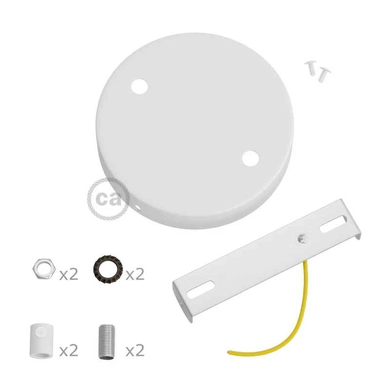 Creative Cables 2 Hole Ceiling Rose Kit