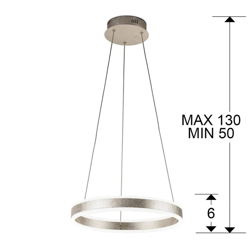 Suspension Argentée