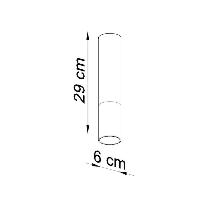 Plafonnier Spot Noir Mat