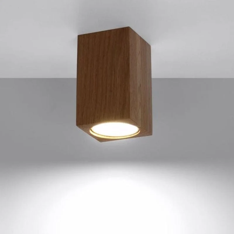 Plafonnier Design Bois