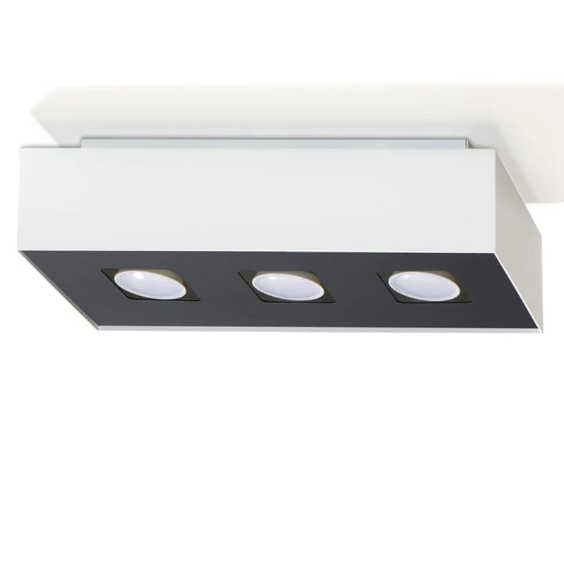 Plafonnier 3 Spots Led Blanc