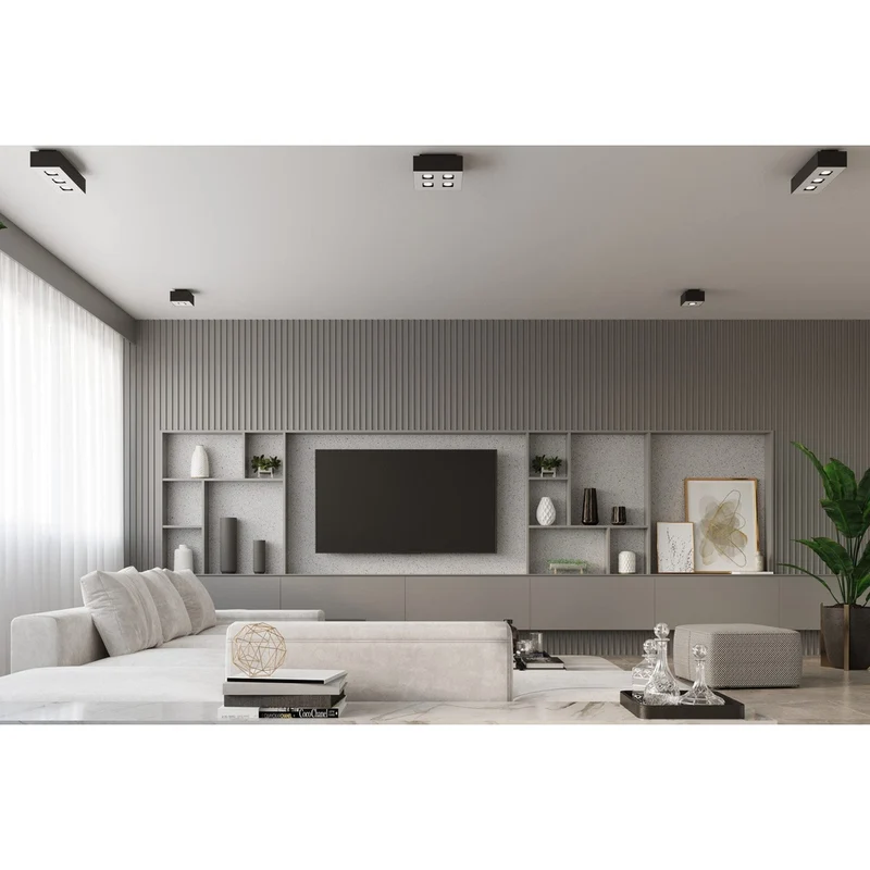 Plafonnier Carre Salon