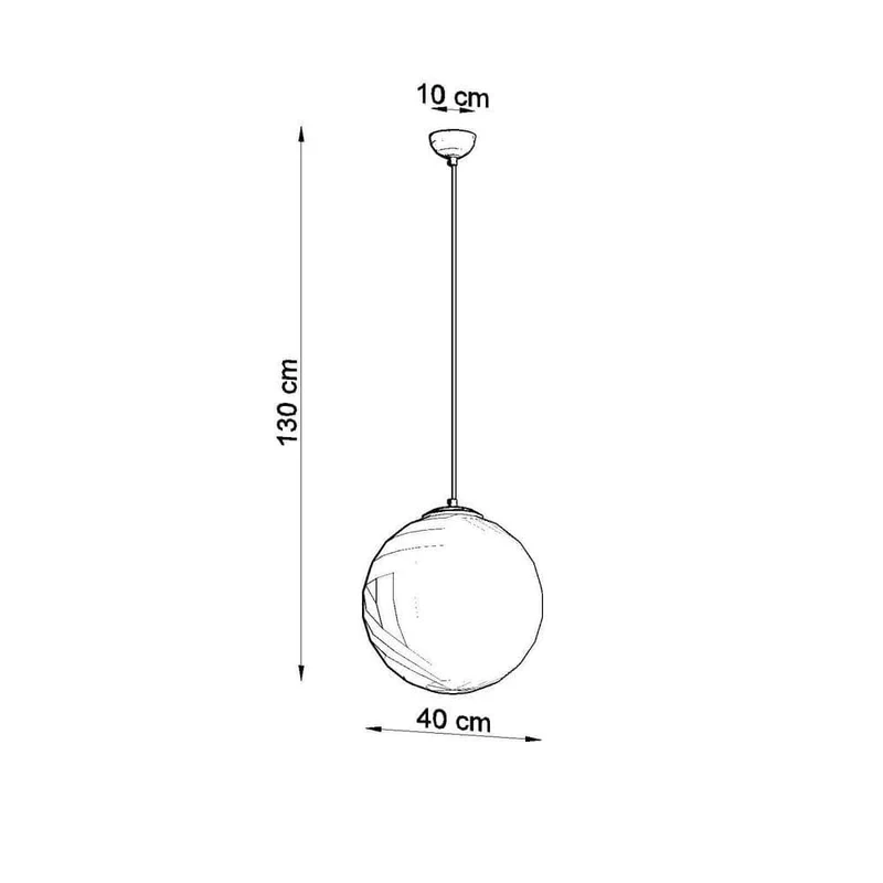 Luminaire Suspension Argenté