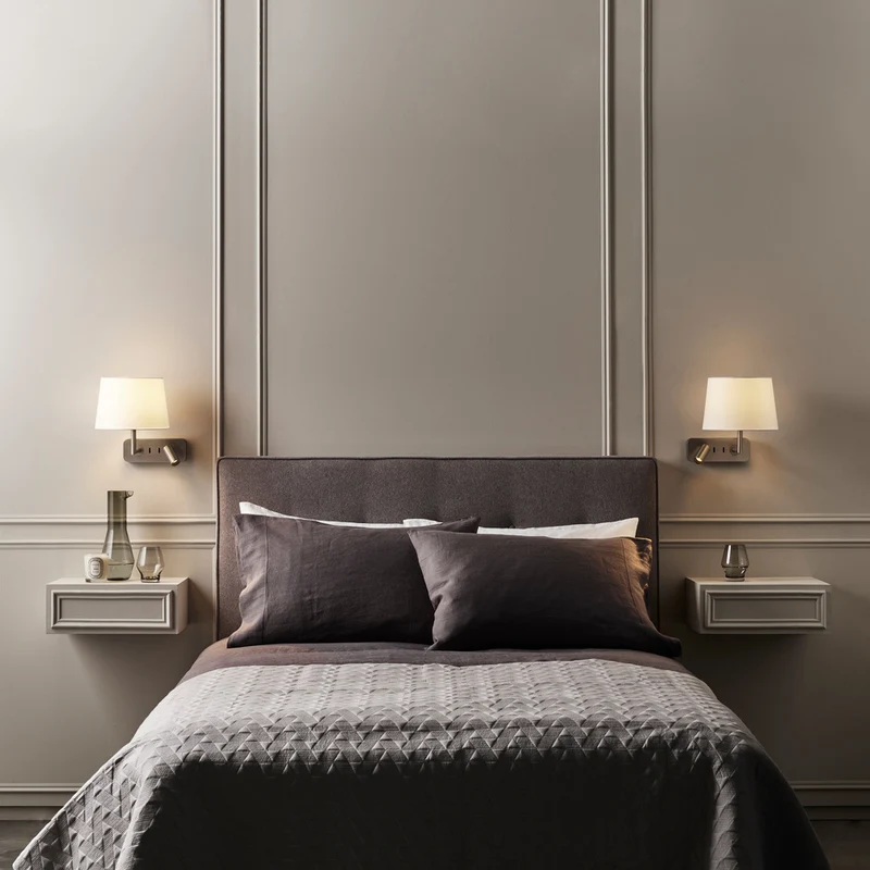 Astro Side by Side Bedside Wall Lamp