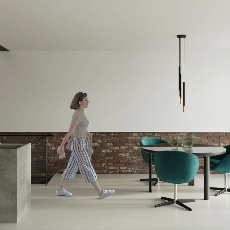 Suspension Luminaire Industriel Salon