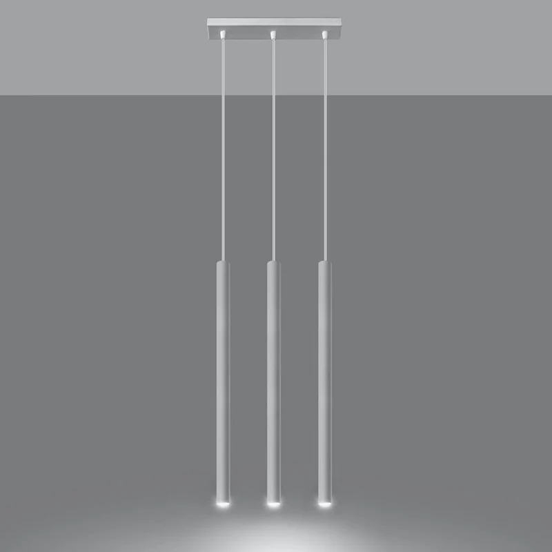 Suspension Blanche 3 Lampes