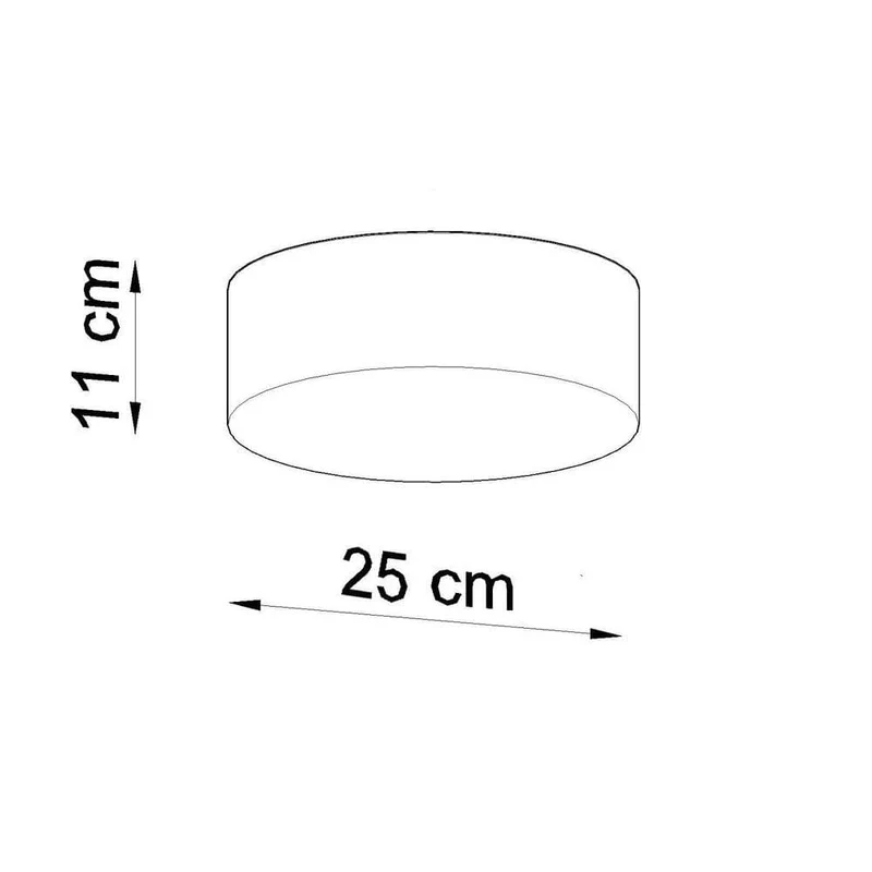 Plafonnier Led Gris