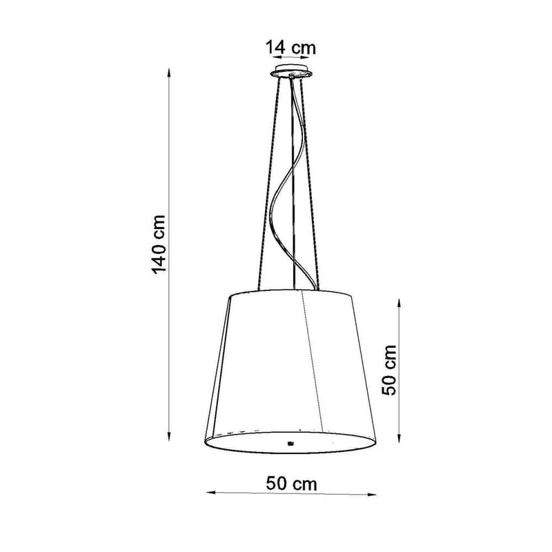 Lustre Noir Suspendu