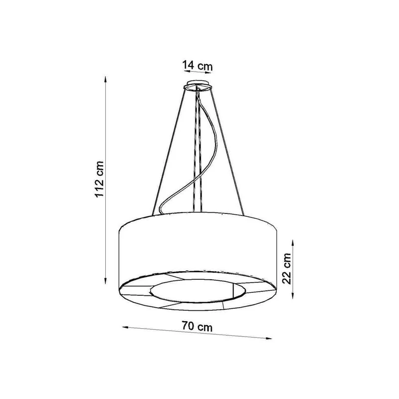 Lustre Industriel Suspendu