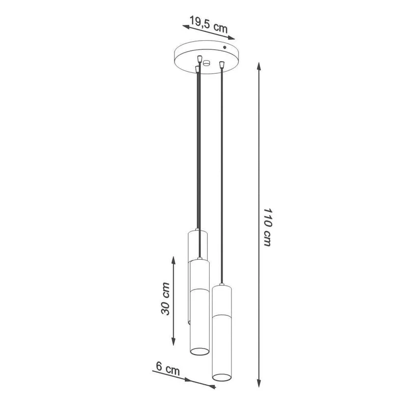 Luminaire Suspension 3 Ampoules