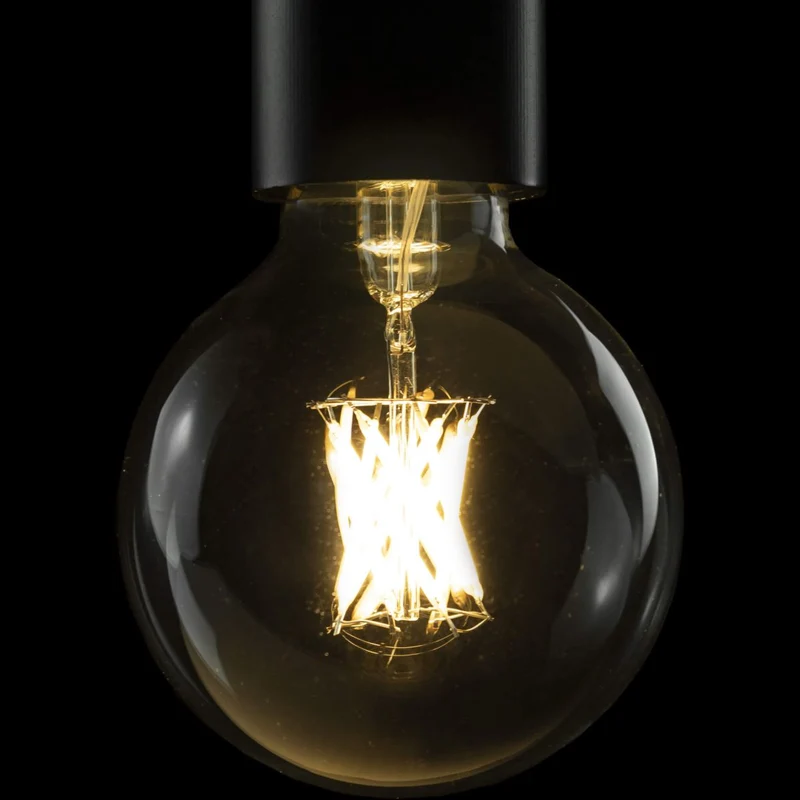 Segula Vintage LED Globe E27 G80 Clear - 650lm 2700K - Dimmable