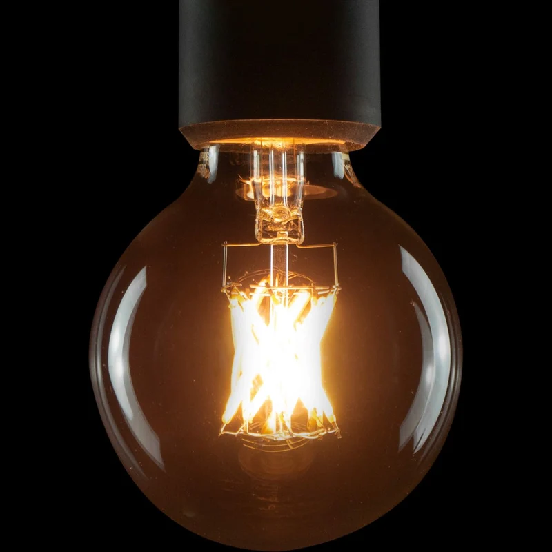 Segula Vintage LED Globe E27 G80 Clear - 400lm 2200K - Dimmable
