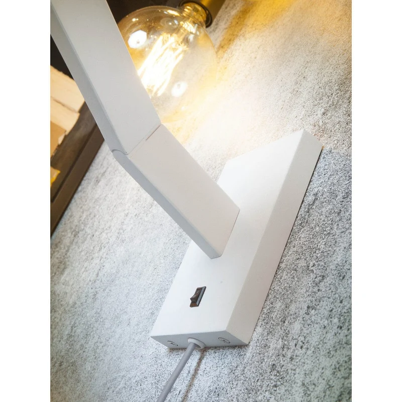 Applique Murale Blanche Avec Interrupteur