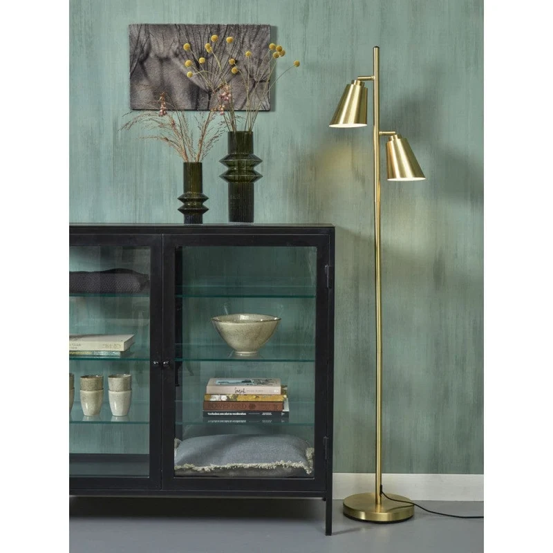 Lampadaire Doré