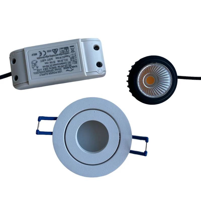 LampTwist Round Recessed Adjustable LED Spotlight Minimal