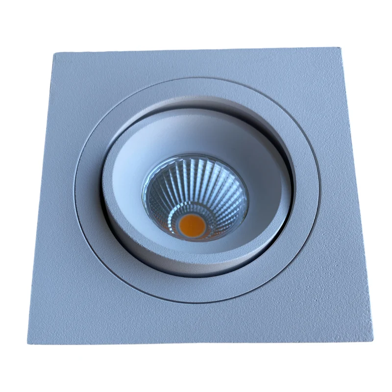 LampTwist Square Recessed Adjustable LED Spotlight