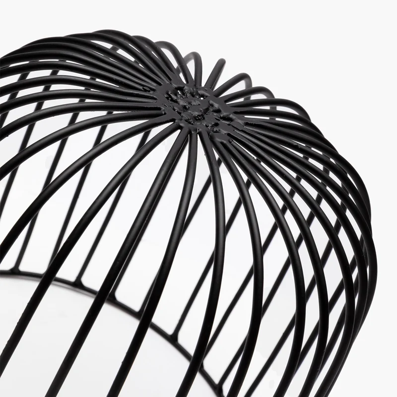 Serax Basket Catu Black Metal Sculptures