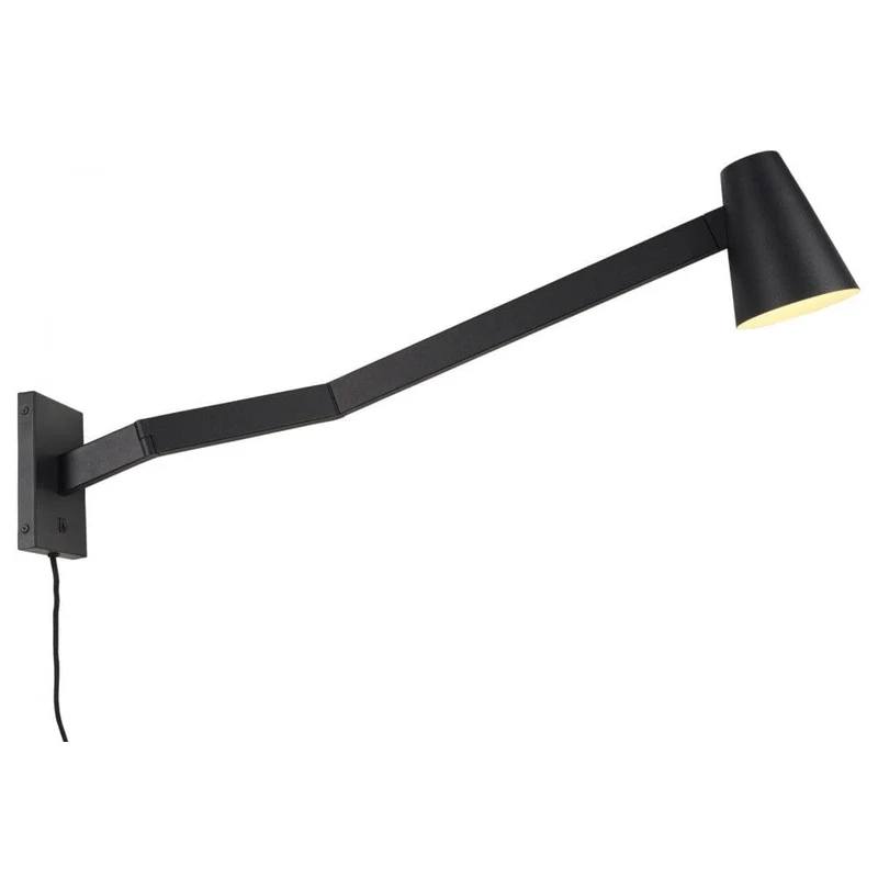 Applique Murale Noire Articulée