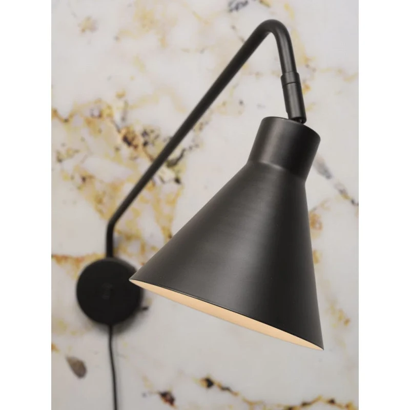 Applique Murale Noire Orientable