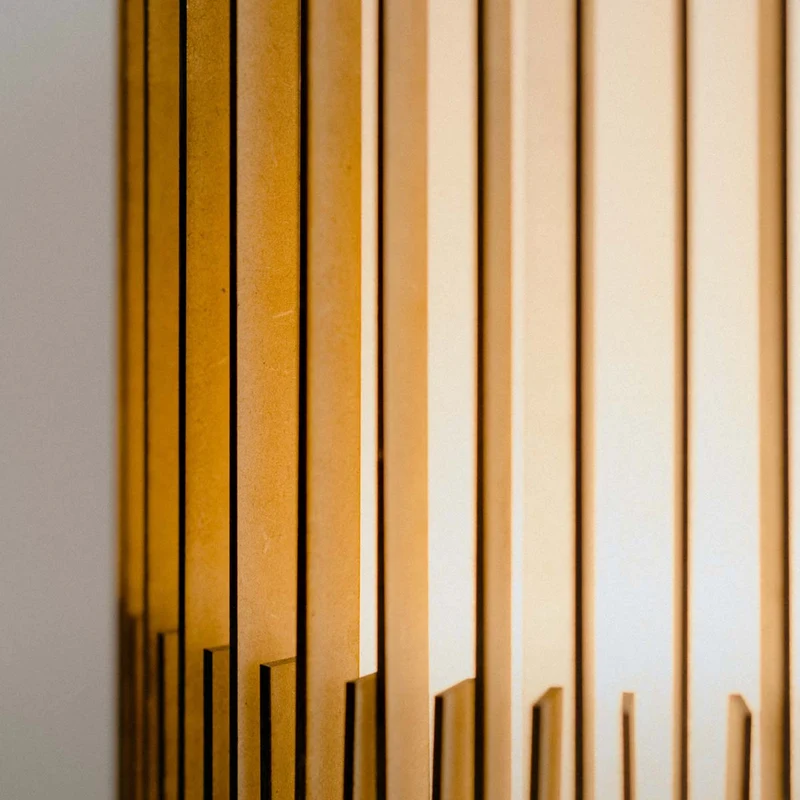 Mediterranean Objects SUAU Wall Sconce Lamp 2 Wood MDF