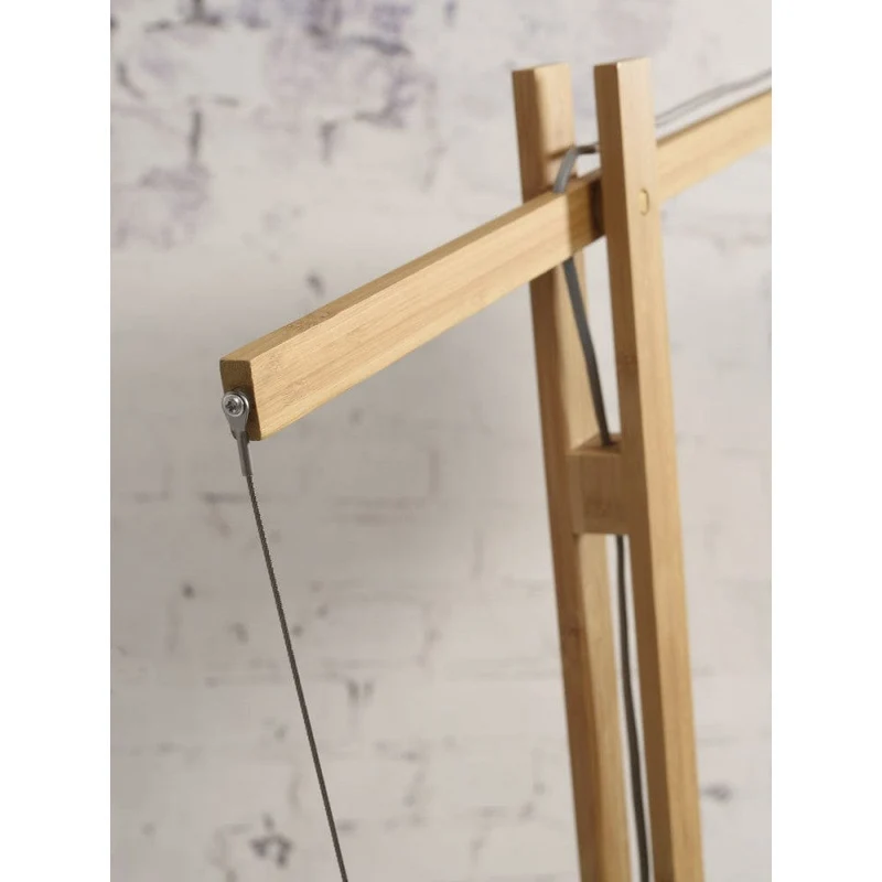 Lampadaire Bambou Noir