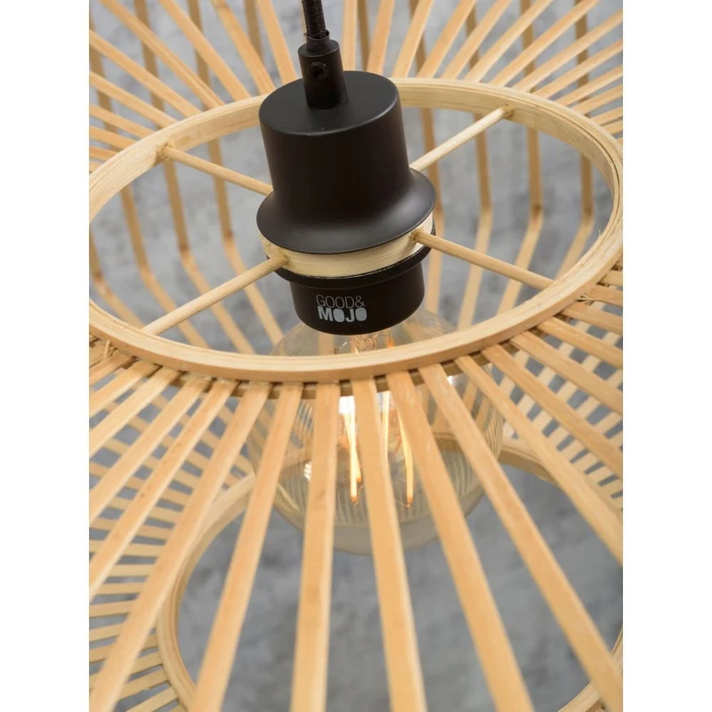 Lampadaire Bambou Rotin