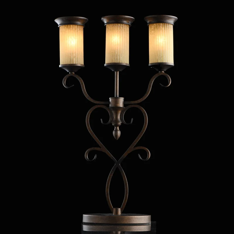 Lampe A Poser Marron