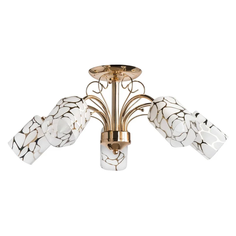 Plafonnier Doré Led
