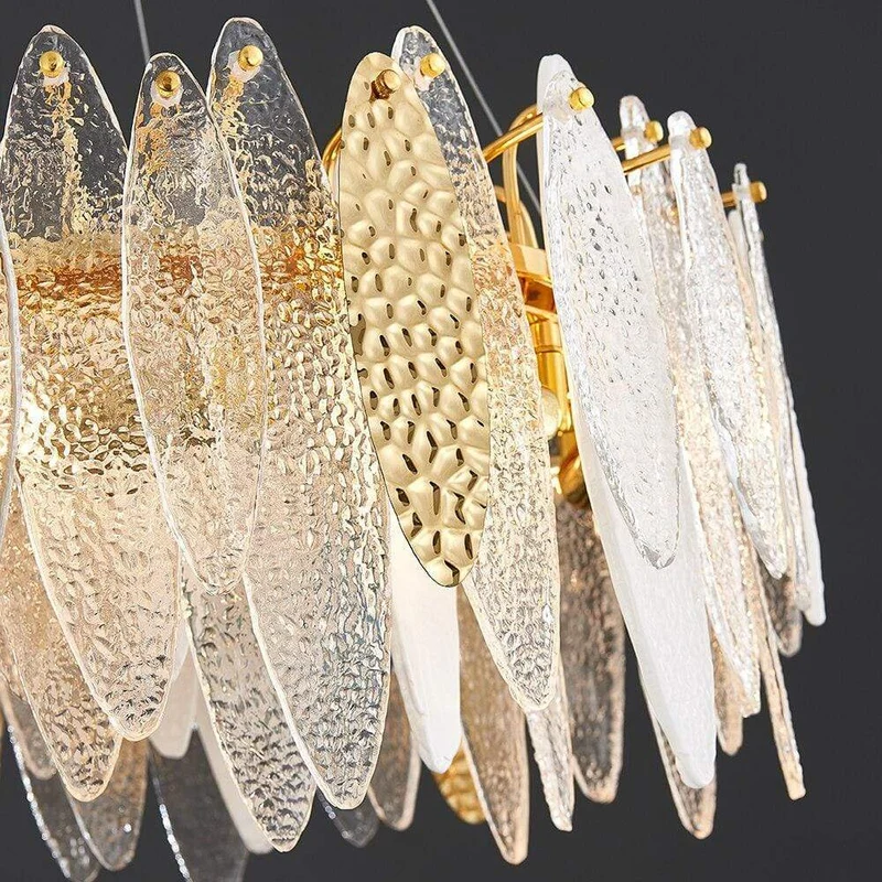 Lustre En Verre Rond