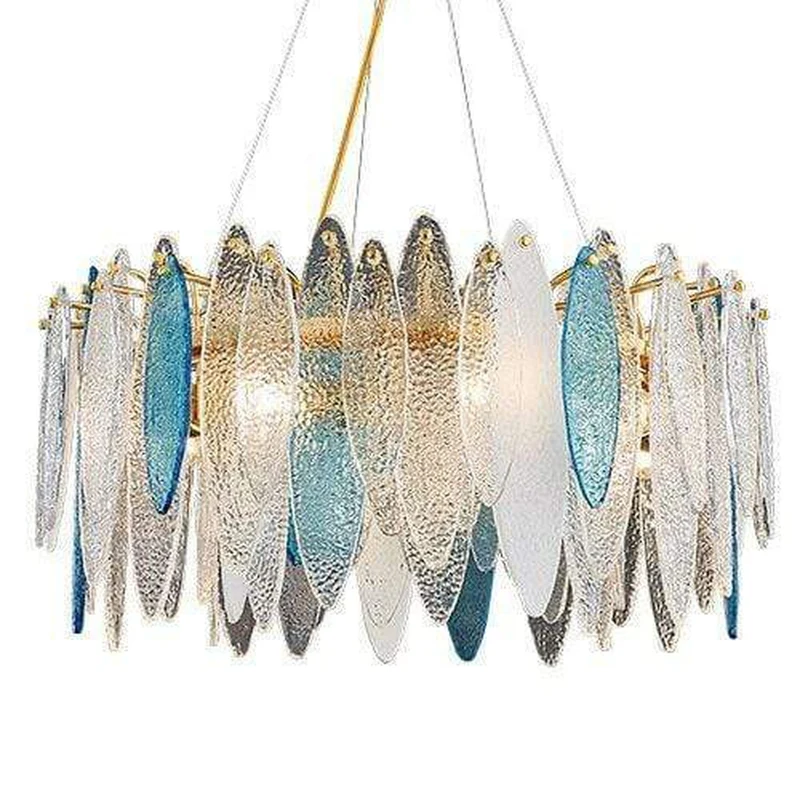 Lustre En Verre Rond