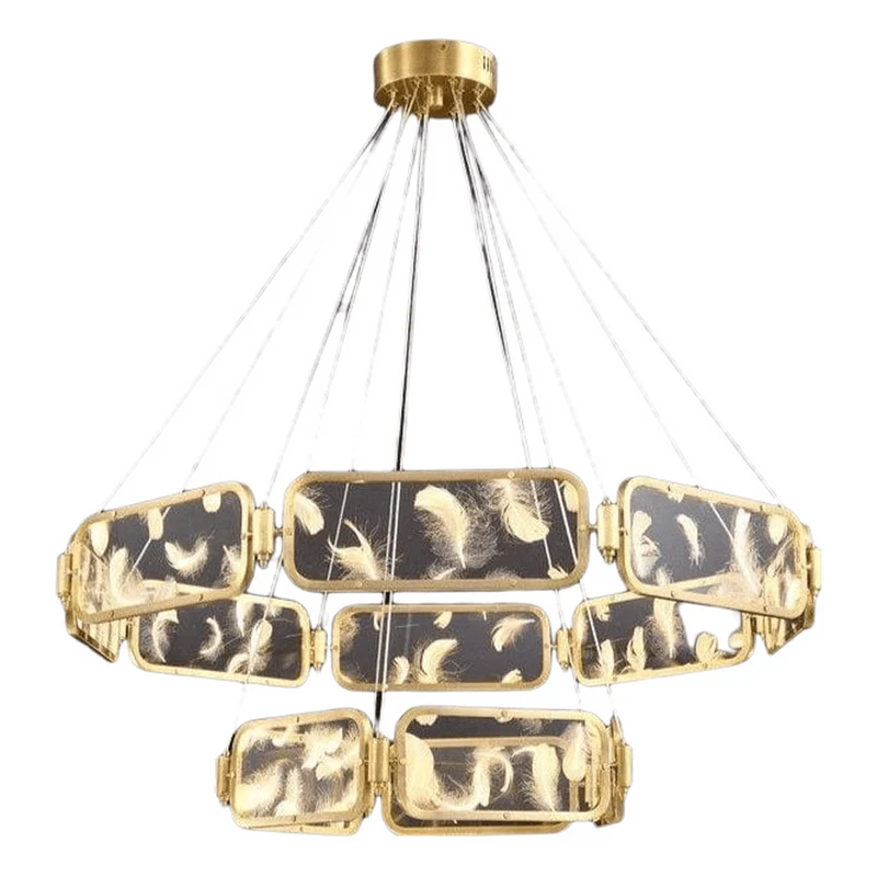 Lustre Cristal Or