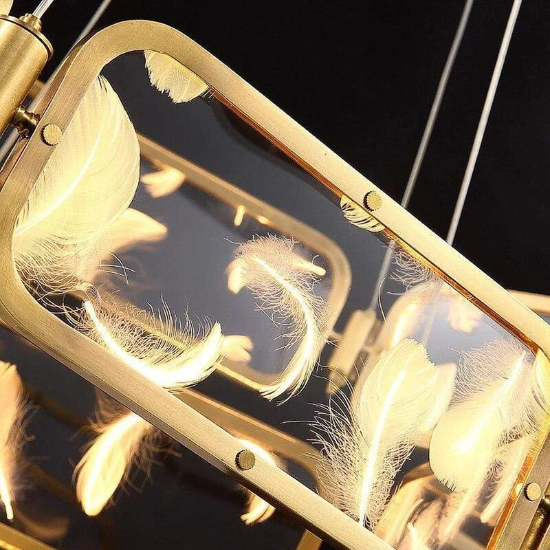 Lustre Cristal Or